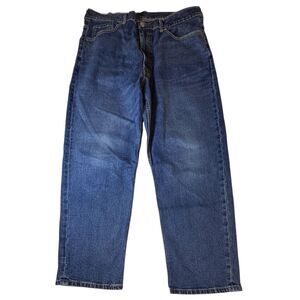 Vintage Levis 550 Men’s 38 X 29 Relaxed Fit Straight Leg Y2K Medium Wash Denim